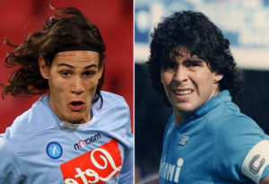 cavani-maradona
