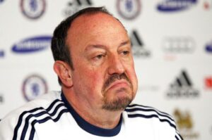 Rafa+Benitez,+Chelsea+FC+press+conference