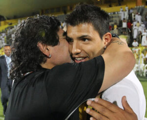 Maradona e aguero