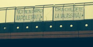 sfottò contro chiusura curva nord san siro