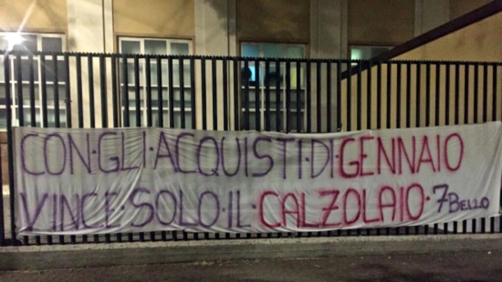striscione fiorentina