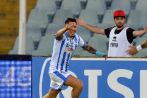 Foto LaPresse - Fabio Urbini Lapadula Pescara Goal