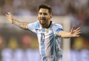 Messi (Foto Lapresse - EFE)