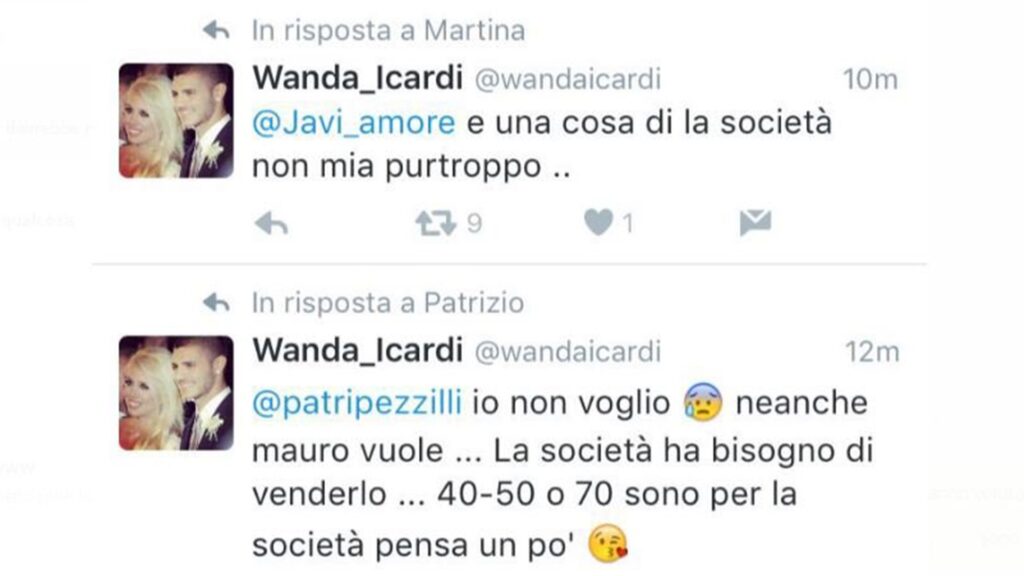 Wanda Nara Tweet