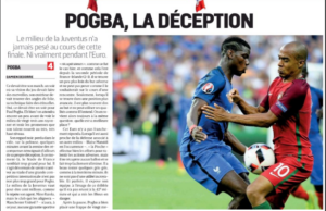 Per l'Equipè Pogba è "la delusione"
