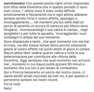 Post moglie di Zarate