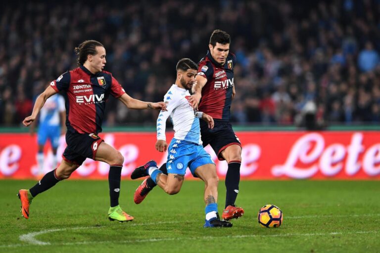Napoli Genoa formazioni ufficiali