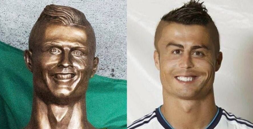 statua cristiano ronaldo