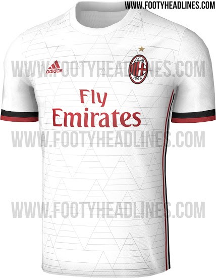 Seconda maglia Milan 2017-2018