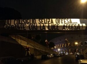 Striscione Roma 1