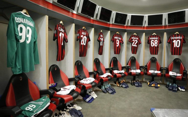 Milan spogliatoio