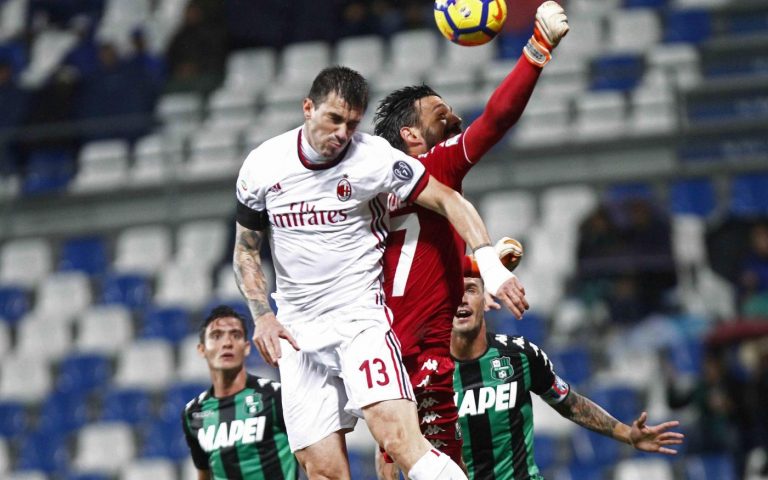 Milan Sassuolo formazioni ufficiali