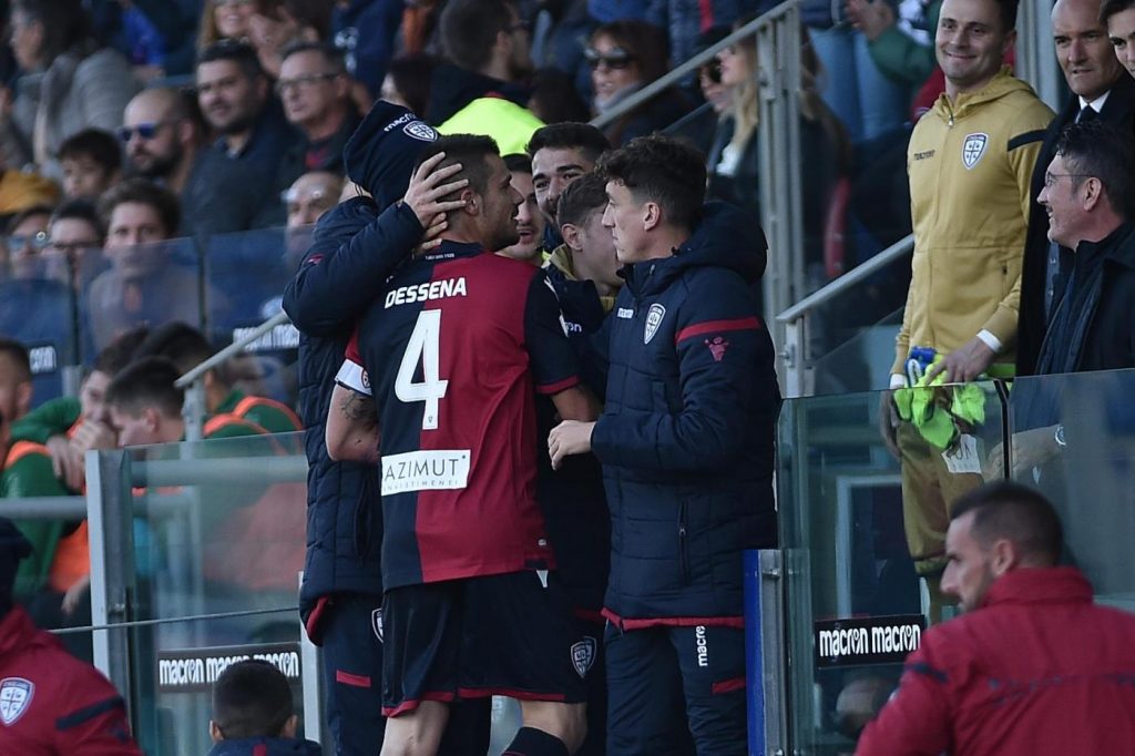 Cagliari infortunio