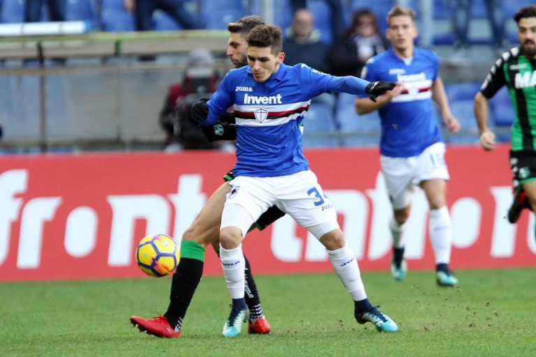 Sassuolo Sampdoria formazioni ufficiali