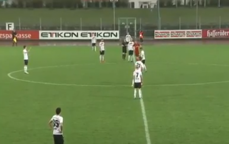 Partita sospesa 17 secondi