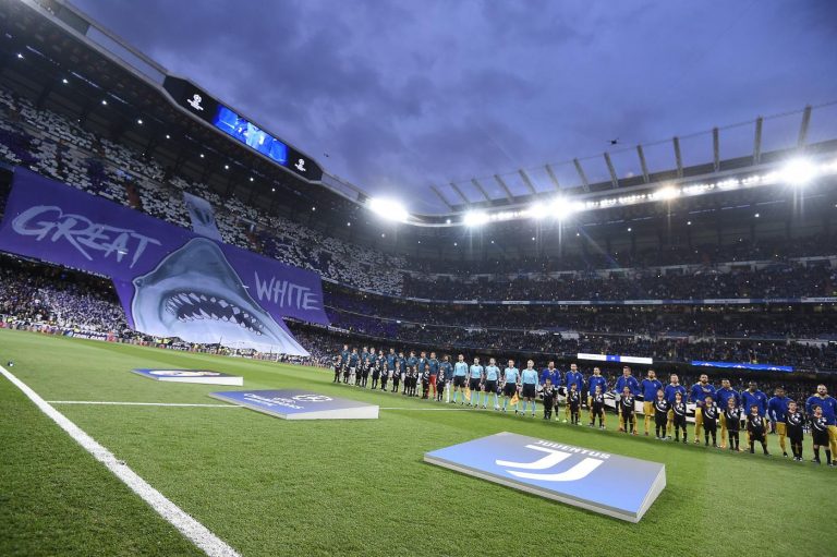 Real Madrid Juventus tunnel
