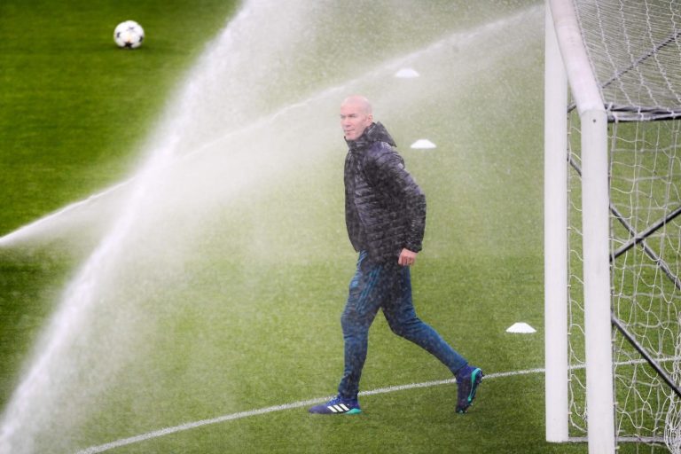 Juventus Real Madrid innaffiato Zidane
