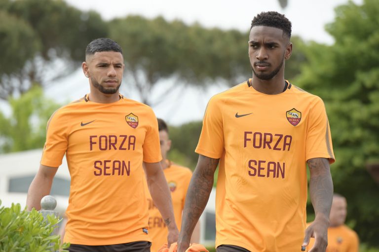 Roma Liverpool allenamento