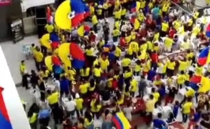 Colombia tifosi