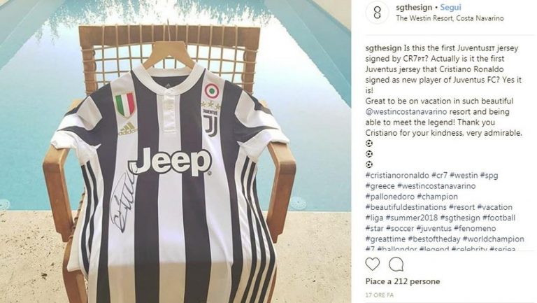 ronaldo autografo bimba
