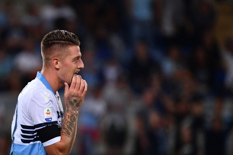 Striscione Milinkovic