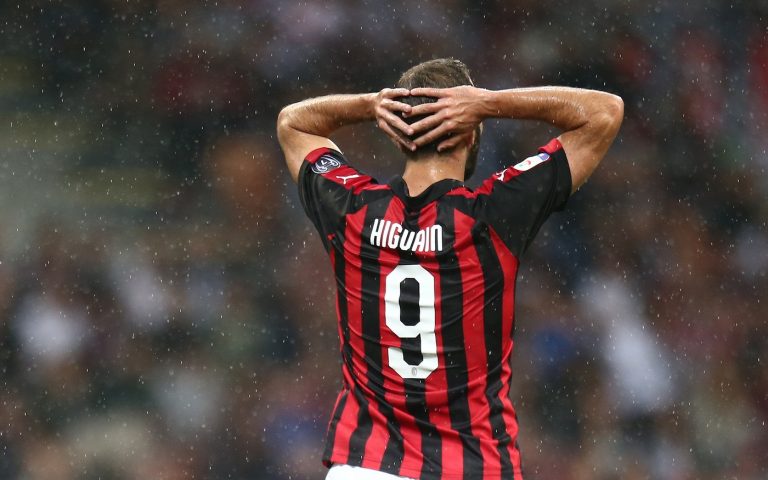 Higuain infortunio