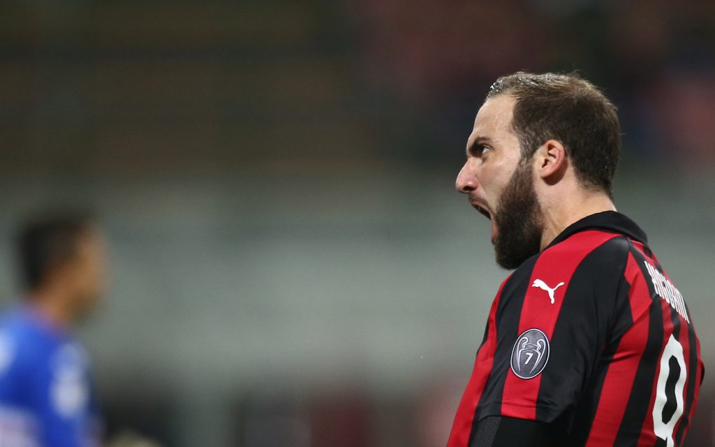 Infortunio Higuain
