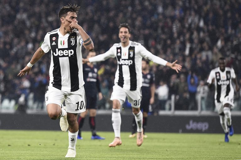 Esultanza Dybala