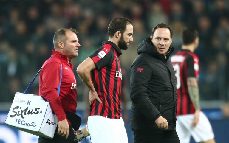 Infortunio Higuain
