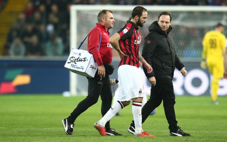 Infortunio Higuain