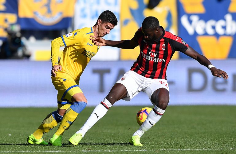 milan frosinone data