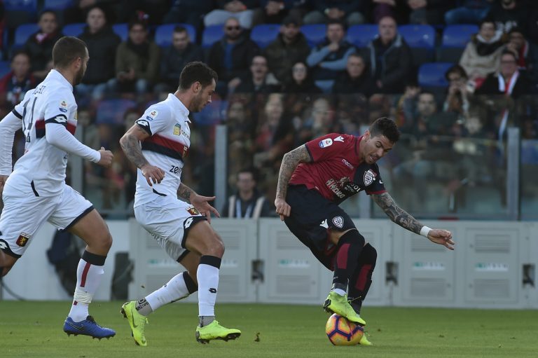 Cagliari Genoa pagelle