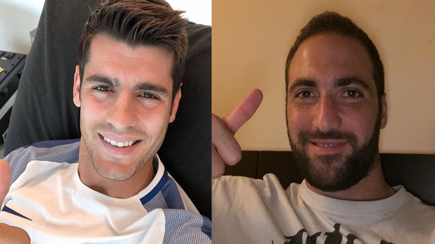 scambio Morata-Higuain