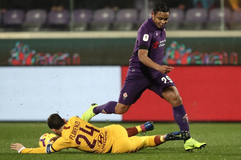 roma fiorentina formazioni