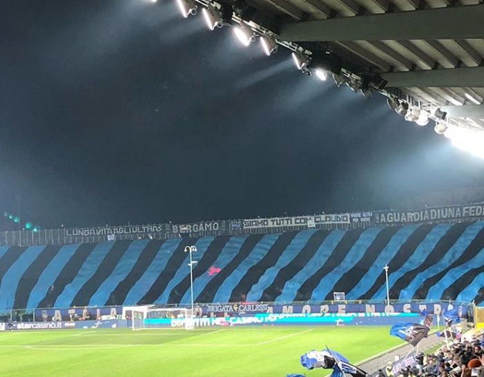 Coreografia Atalanta-Juventus