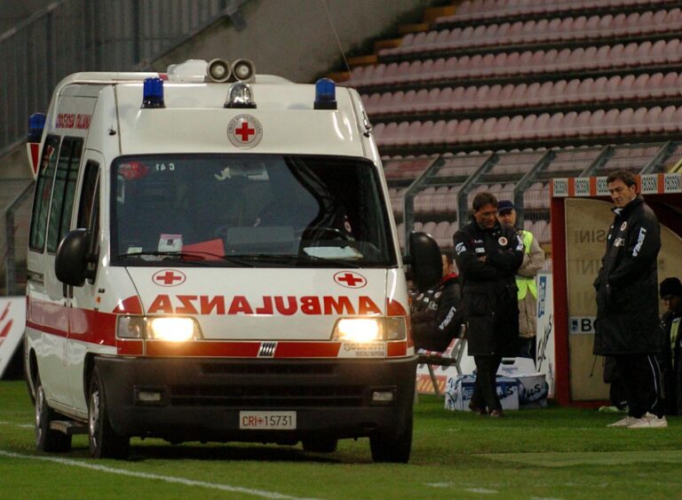 calciatore operato urgenza