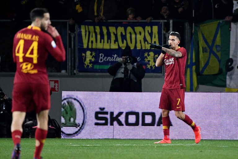 Frosinone Roma pagelle