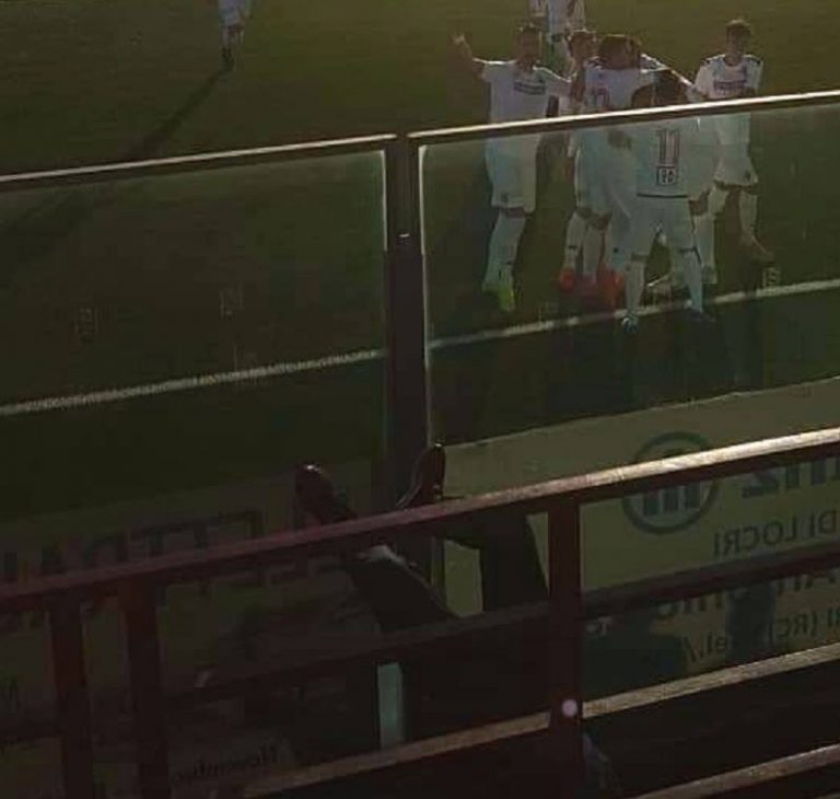 caduta tifoso Bari