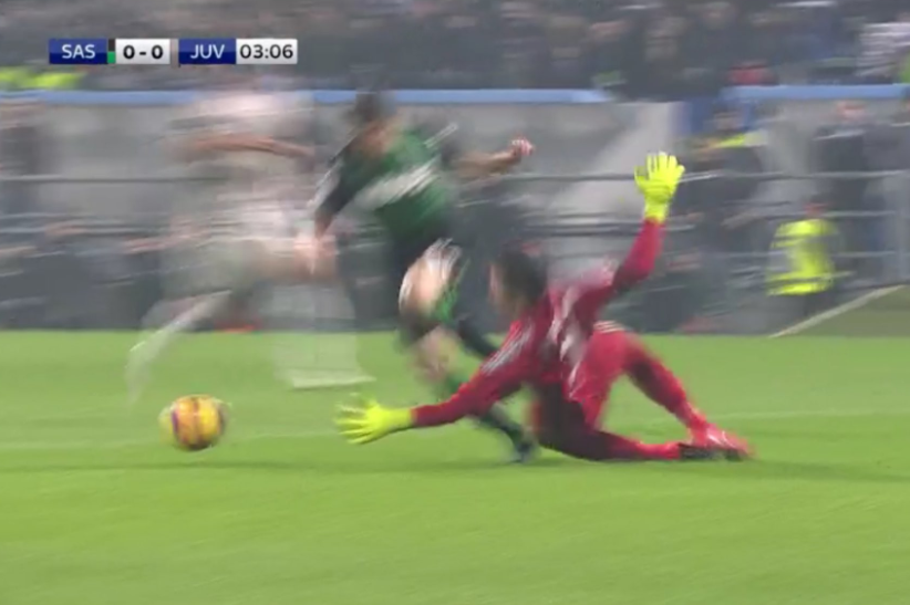 rigore Sassuolo Juve