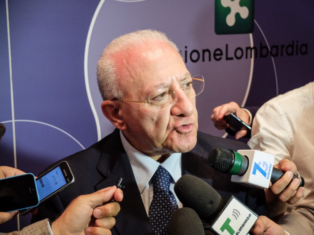 de luca insulti arbitro