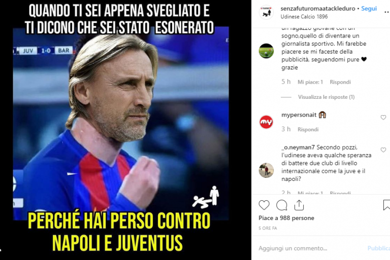 esonero Davide Nicola