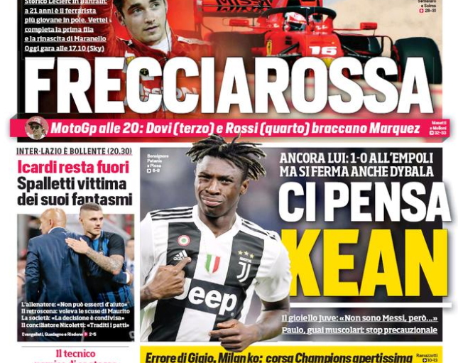 rassegna stampa calcio