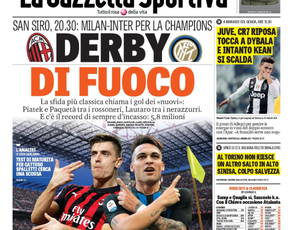 rassegna stampa calcio