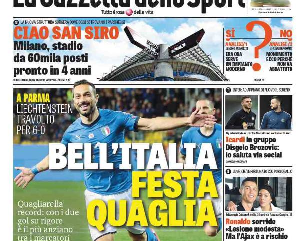 rassegna stampa calcio