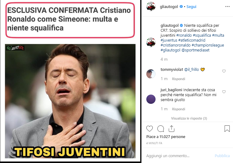 multa Ronaldo