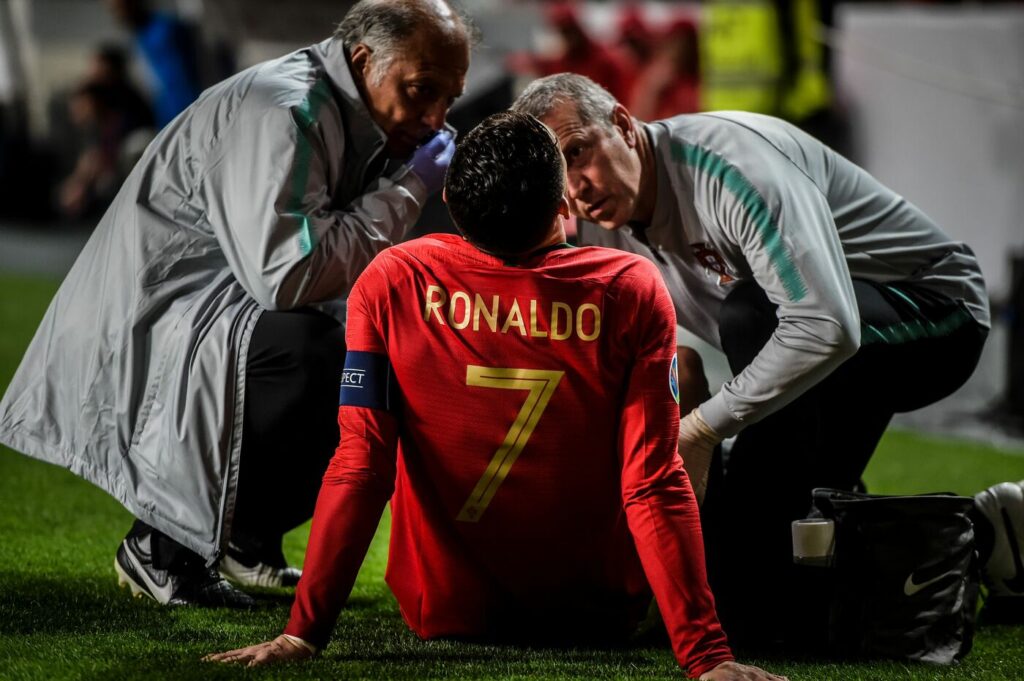 Infortunio Cristiano Ronaldo