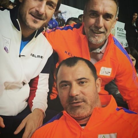 Batistuta allo stadio