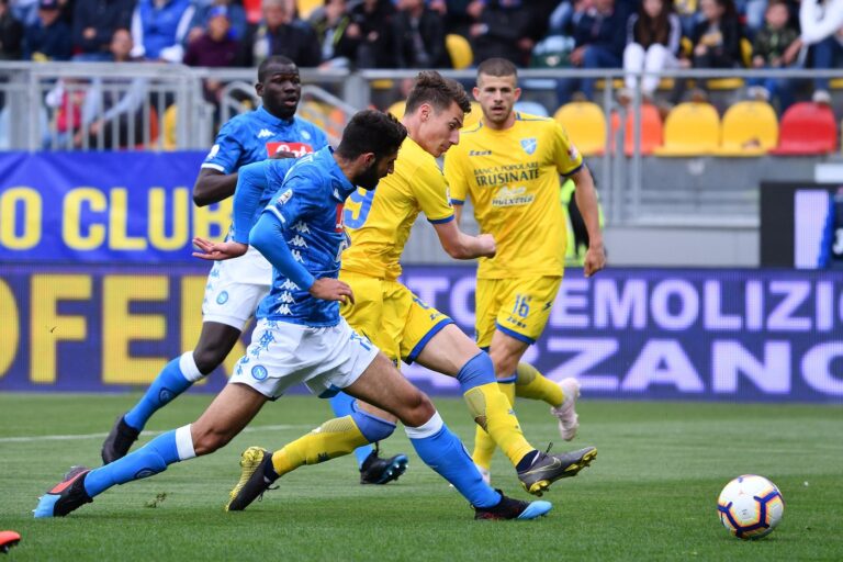 frosinone napoli post partita
