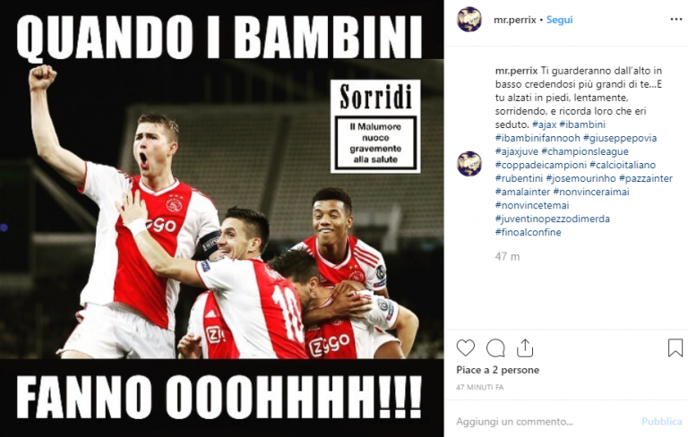 Eliminazione Juve