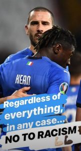 cori razzisti Kean